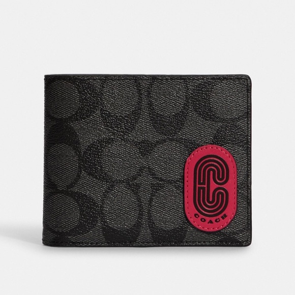 Coach Other - Coach 3 In 1 Wallet In Colorblock Signature Canvas With Coach Patch Style C8297